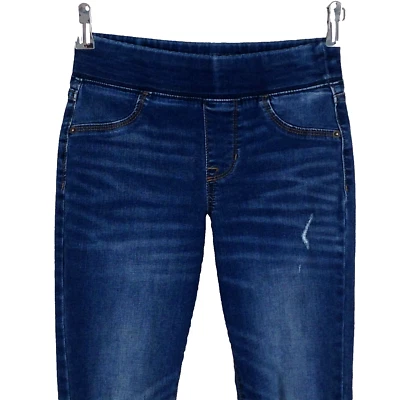 Jeans de mujer Old Navy Rockstar talla 0 elásticos desgastados ajustados Foto 1 de 4