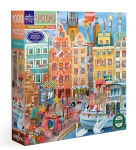 Rompecabezas Stockholm 1000 piezas de eeboo ~ Artista Flora Waycott - Imagen 1 de 5