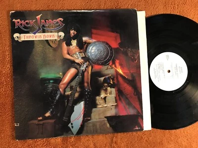 Rick James throwin' down lp PROMO WLP soul synth wave funk original vinyl 1982! Foto 1 de 4