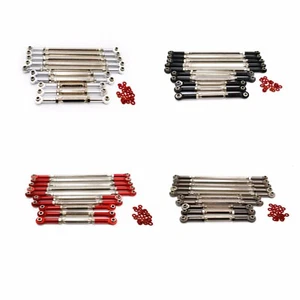Metal Adjustable Link Rod Pull Rod Bar Set 8243/44/45/46 Fit for Rc Traxxas TRX4 - Picture 1 of 13