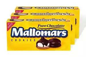 Mallomars pure chocolate Cookies 8.2 oz 3 PACK - Picture 1 of 7