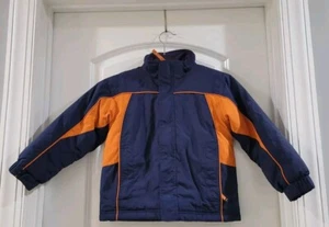 L.L. Bean Kinder Wintermantel Gr. M (5-6) blau orange Kapuze Thinsulate - Bild 1 von 18