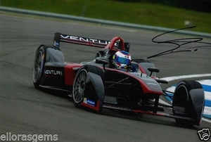 Formula E Driver Stephane Sarrazin Hand Signed Photo 12x8" Autograph AB - Picture 1 of 1