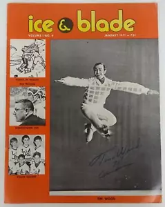 Ice & Blade Magazine January 1971 Signed Olympic Figure Skater Tim Wood A1 - Picture 1 of 10