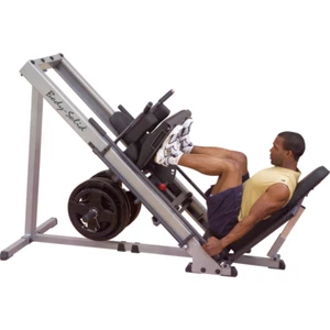 Body Solid Beinpresse und Hackenschmidt Maschine 45° GLPH-1100 mit Aufname 30+50 - Bild 1 von 10