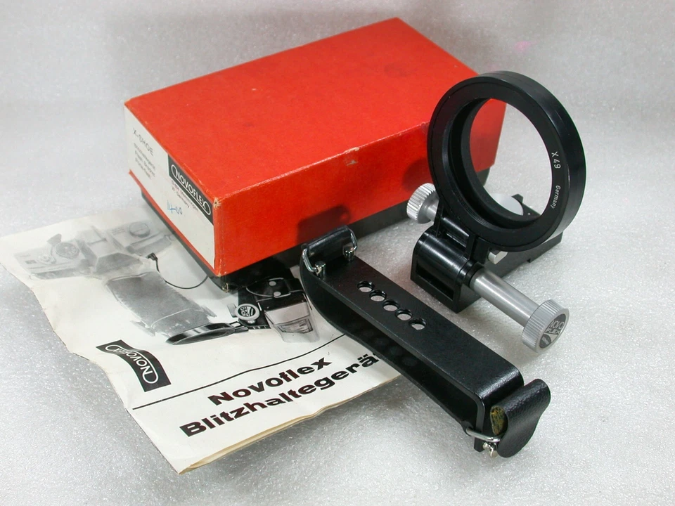 Novoflex X-SHOE Flash Bracket, For MACRO Photography, Boxed - Image 1 of 4