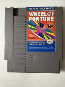 WHEEL OF FORTUNE JUNIOR EDITION - Nintendo NES - TESTED