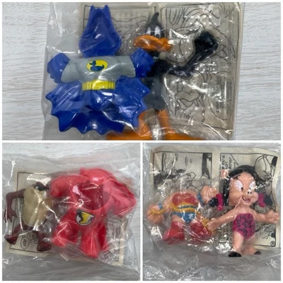 Lot of 3 - 1991 Super Looney Tunes - McDonalds Happy Meal Toys - Image 1 of 4