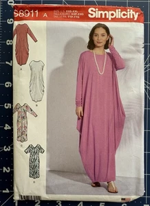 🌺 SIMPLICITY #S8911 - DAMEN WUNDERSCHÖNES (4 STILE) KAFTANMUSTER XXS-XXL SEHR GUTER ZUSTAND - Bild 1 von 4