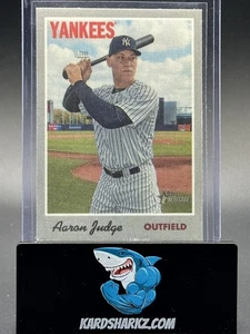 2019 Topps Heritage Aaron Judge #1 of 15 Canvas Photo Cards Yankees - Bild 1 von 2