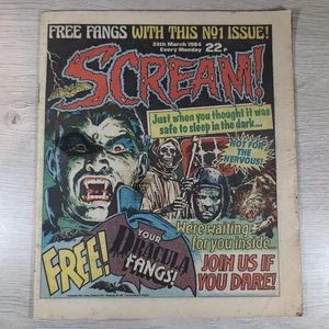 Scream! Comic Issue Number 1 24th March 1984 - Imagen 1 de 15