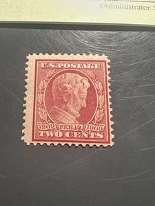 US Scott # 369 - Mint VLH With APS Certificate - Picture 1 of 4