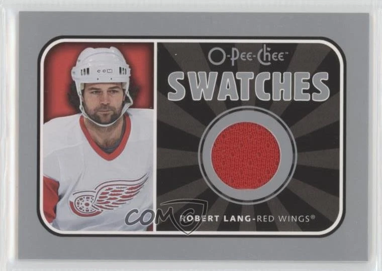 2006-07 O-Pee-Chee Swatches Robert Lang #S-RL - Image 1 of 2