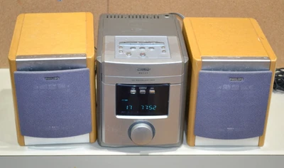 Philips Micro System MC165 Music FM/AM CD Player***Tested & Working! - Image 1 of 4