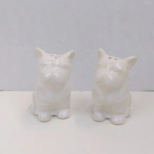 French Bulldog Salt & Pepper Shaker Ceramic Dinner Table Decor Tableware - Picture 1 of 6