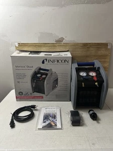 NUEVA máquina de recuperación de refrigerante doble Inficon 714-202-G1 Vortex - Imagen 1 de 9