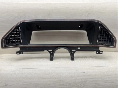 Ford F150 F250 Bronco 1987-1991 4x4 tablero calibre racimo bisel madera grano fabricante original Foto 1 de 4