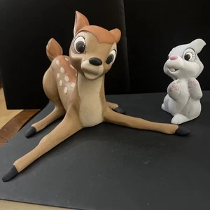 Bambi Figur Der junge Prinz und Klopfer, Keramik, signiert DM - Bild 1 von 12