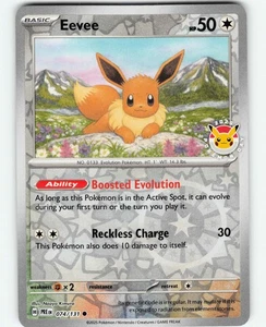 Eevee -  (Pokemon Day 2025) (Reverse Cosmos Holo) Promo Miscellaneous Cards & Pr - Picture 1 of 2