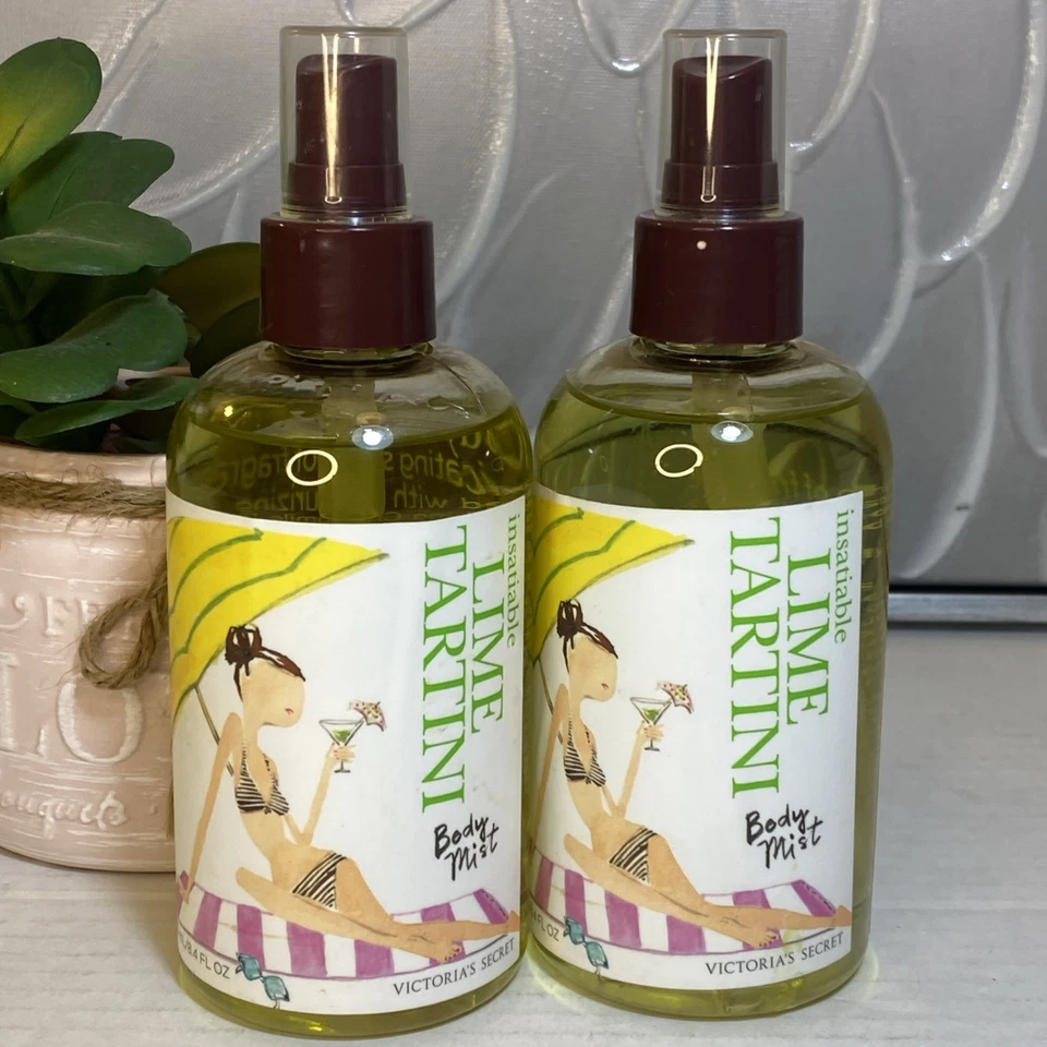 Victoria's Secret Insatiable Lime Tartini Body Mist 8.4 Oz Fragrance Set Of 2 - Image 1 of 3