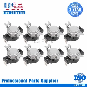 8er-Pack 303395 Trockner High Limit Thermostat für Maytag MDG5500AWW MDG9206BWW DG308 - Bild 1 von 9