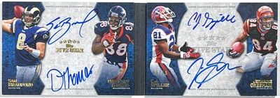2010 Topps Five Star S.Bradford/Demaryius Thomas/CJ Spiller/J.Gresham Auto RC/10 - Image 1 of 4