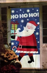 Cubierta de puerta de Navidad 30x60 Cubierta de puerta de Santa Cubierta de puerta de Navidad de Santa - Imagen 1 de 3