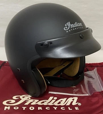Casco Indian Motorcycle Open Face A500, Negro Fecha: 31/05/21 Talla: 2XL #H87 Foto 1 de 4