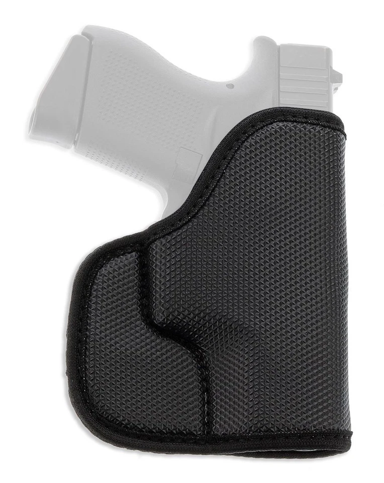 Galco 115650 SOU800B Stukon-u Glock 43 Black Rubber Holster