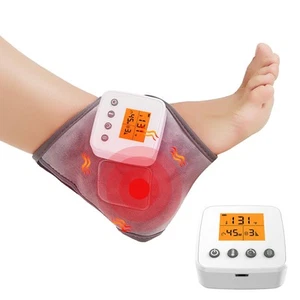 Ankle Massager Heating Pad for Pain Relief,Cordless Ankle Heating Pad for Spr... - Picture 1 of 8