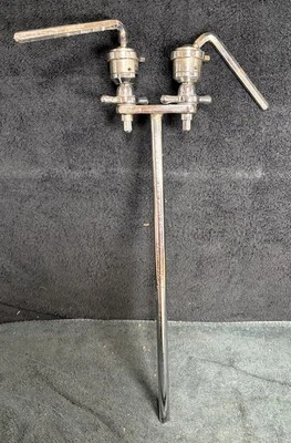 Vintage Rogers Swiv-O-Matic Dual Tom Drum Mount Chrome 60-70’s - Image 1 of 4