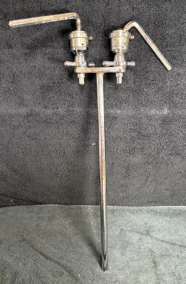 Vintage Rogers Swiv-O-Matic Dual Tom Drum Mount Chrome 60-70’s - Image 1 of 4