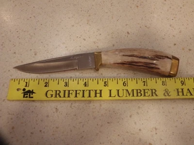 Vintage Kershaw USA Don Harrison Custom Knife, Unused, Stag! Great Gift! NK-5 - Image 1 of 3