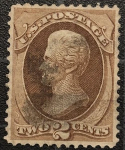 US Stamps - SC# 146- Used - Red Brown- Large Banknote - Catalog Value $17.50 - Picture 1 of 2
