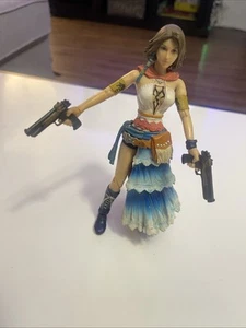 Final Fantasy X-2 Play Arts Yuna personaggio Square Enix FF10 gioco ragazza Action Gunner - Foto 1 di 6