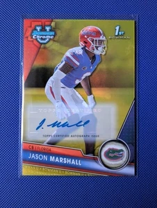 Miami Dolphins/ Florida Gators - Jason Marshall /75 Auto - Bowman U Chrome 2023 - Picture 1 of 2