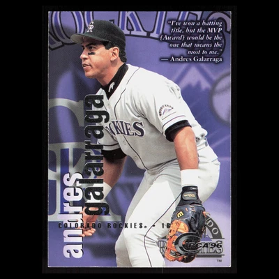 Andres Galarraga #123 1996 Circa Colorado Rockies Baseball Card MLB - Image 1 of 3