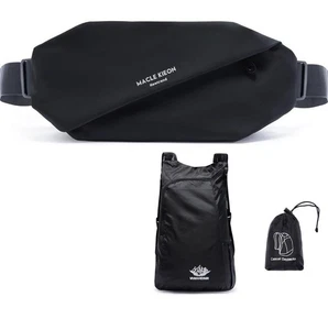 Faltbarer Body Bag Rucksack Set Wasserabweisend Leicht Große Kapazität Gebraucht - Bild 1 von 12