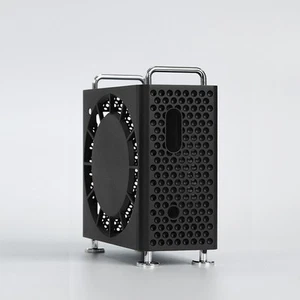 Support vertical ABS efficace pour Mac Mini M4/M4Pro fonctionnalité élégante - Photo 1/14