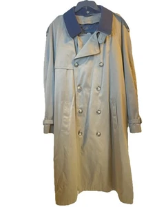Weatherproof Trench Coat Mens 46L Tan Winter Belted Removable Liner Button Long - Picture 1 of 19