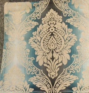 Clarke & Clarke Ornato Aqua Cushion Cover 18" x 18" (45cm) Decorative (Set Of 2) - Picture 1 of 1