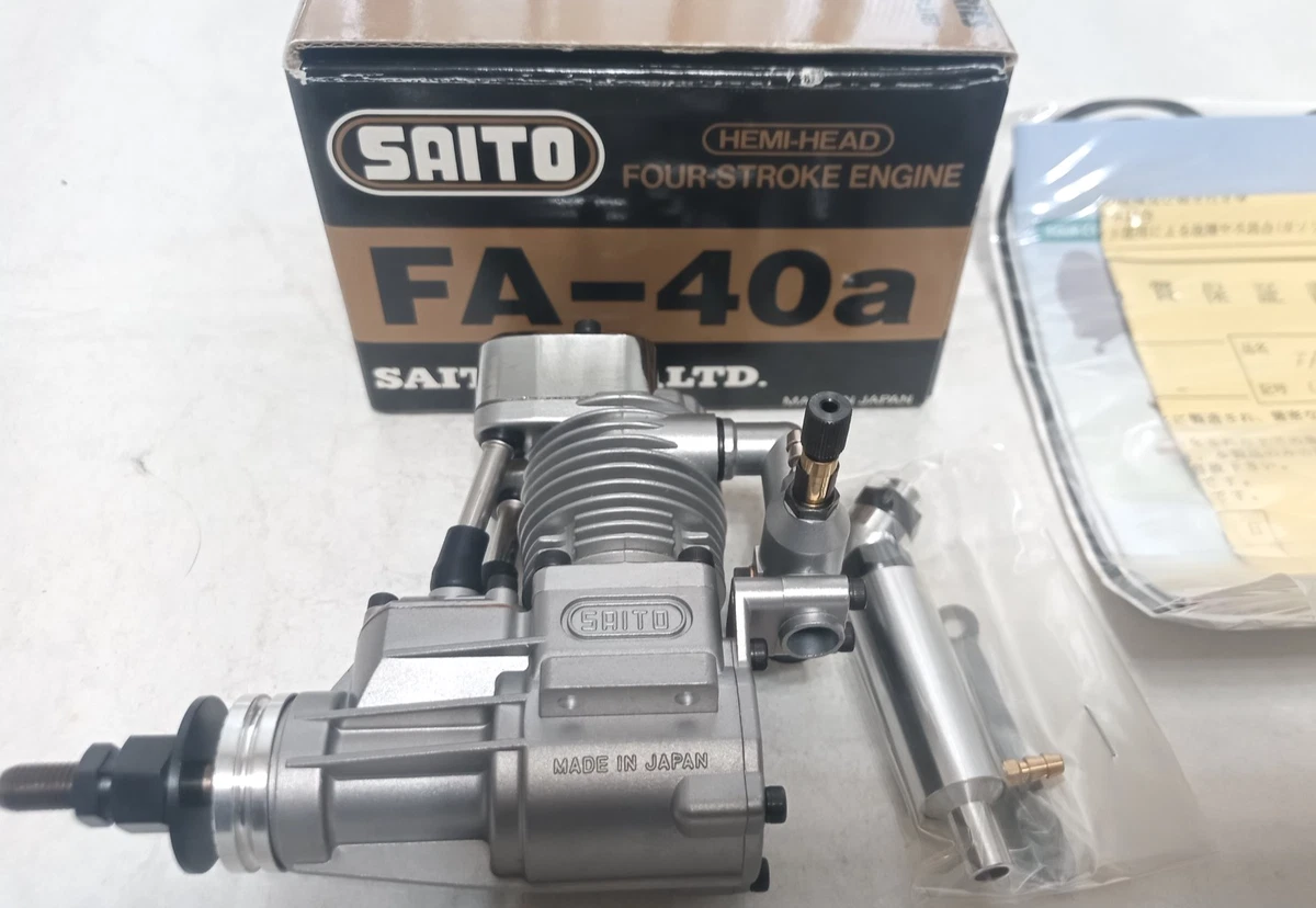 Saito 1:16 Scale Hobby RC Motor/Engine, Exhaust & Fuel
