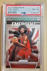 COBY WHITE 2019 PRIZM EMERGENT PRIZM ROOKIE CARD - BULLS NM-MT - Picture 1 of 2