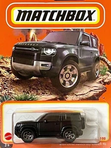 Land Rover Defender 90 2020 Matchbox negro - Imagen 1 de 5