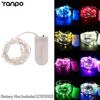 Mini LED Fairy String Light 1M 2M 3M Light Party Bedroom 10LEDs 30LEDs Outdoor - Image 1 of 4