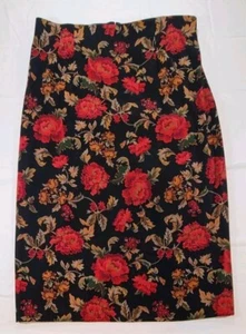 BRIGGS NEW YORK Women's Size 20W Skirt Plus Size Ankle Length Floral Vintage - Picture 1 of 6