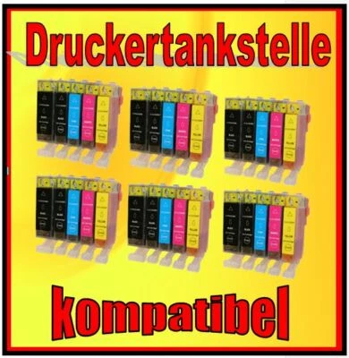 30 Cartridge for Canon Pixma MP600R MP610 MP800R MP810 MP830 Ers PGI-5 CLI-8 - Image 1 of 3