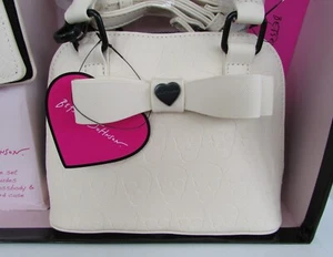 Betsey Johnson Skulls Crossbody Satchel Purse & Wallet Set NWT - Picture 1 of 7