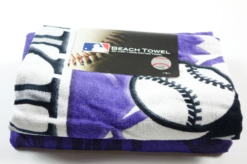 McArthur Towel & Sports Colorado Rockies MLB 100% Cotton 30"x60" Cover