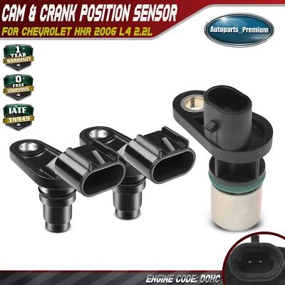 New 2x Camshaft & 1x Crankshaft Position Sensor for Chevrolet HHR 2006 L4 2.2L - Image 1 of 4